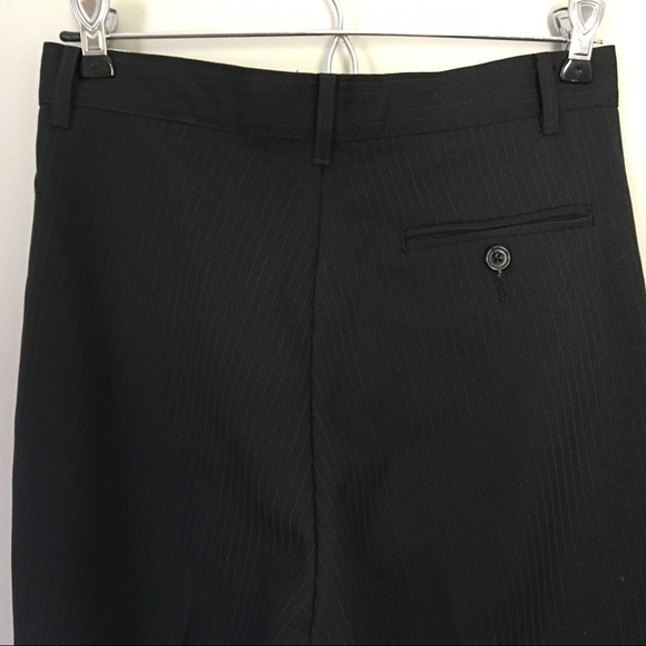 Black Dress Pants with Think White Stripes Sz 16 - Picture 6 of 7